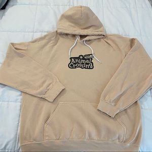 Peach Animal Crossing Graphic Hoodie